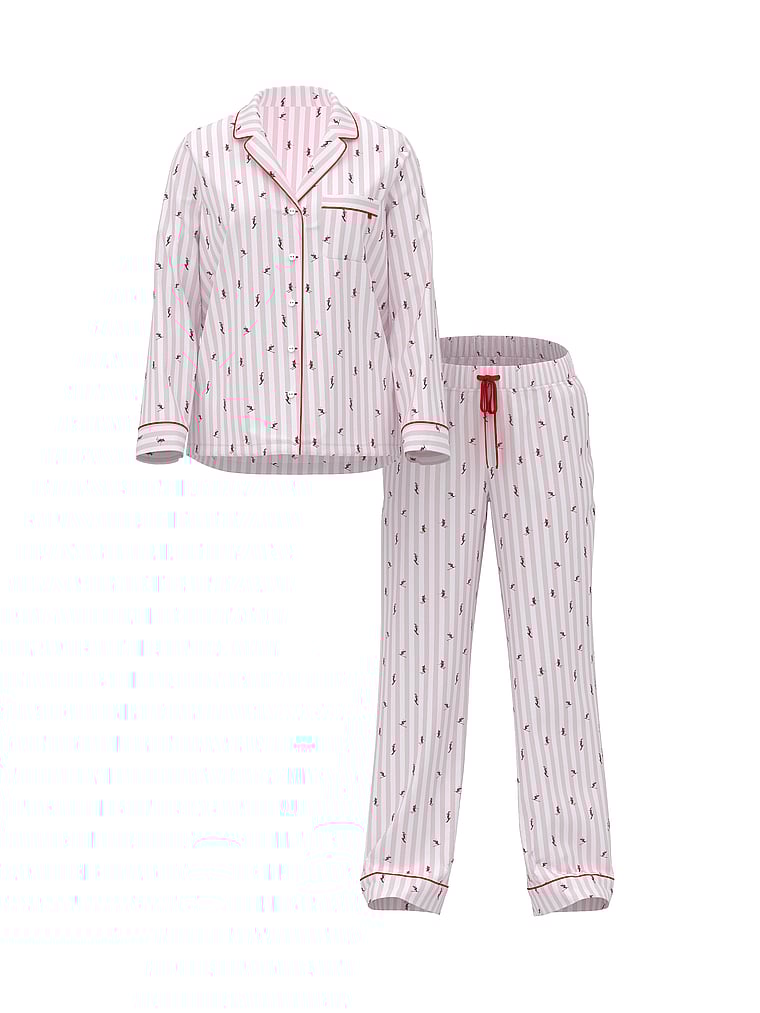 Flannel Long Pajama Set