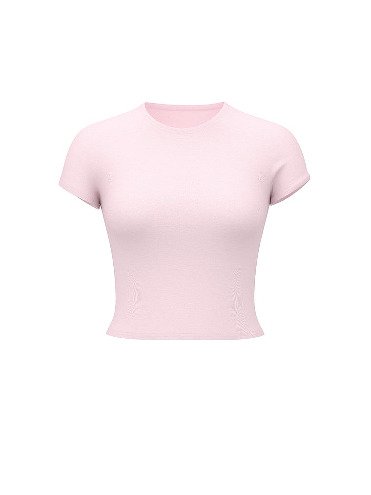 Victoria's Secret, Victoria's Secret SoSoft™ Modal Fitted Tee, offModelFront, 3 of 3
