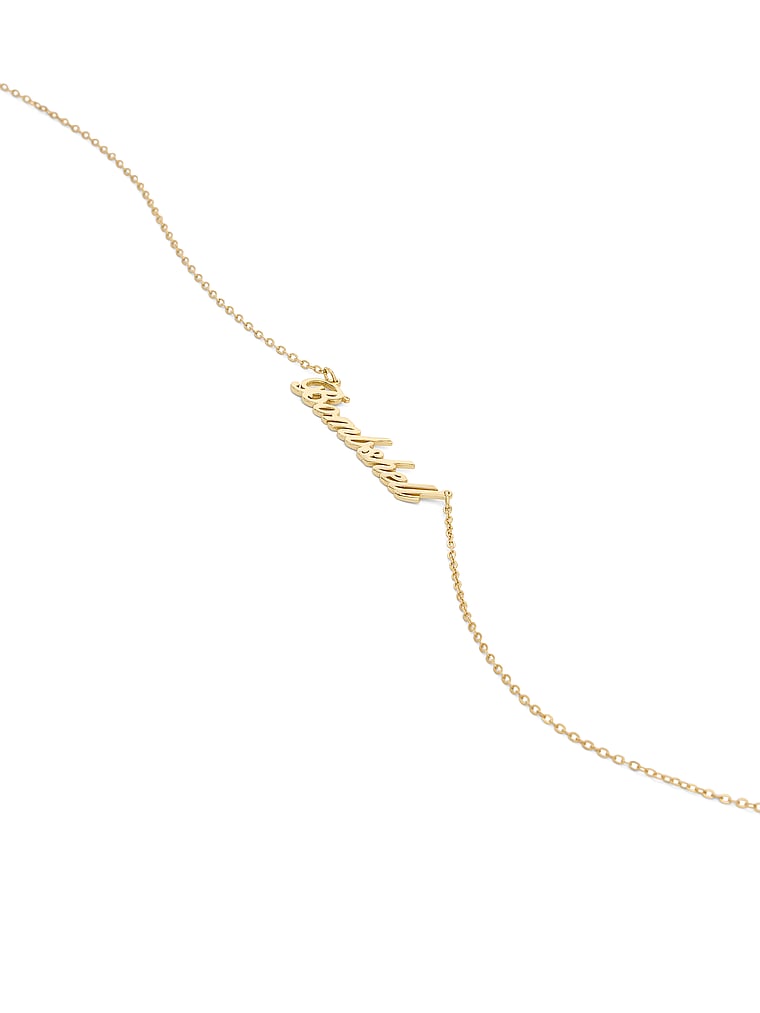 VS Bombshell Nameplate Necklace