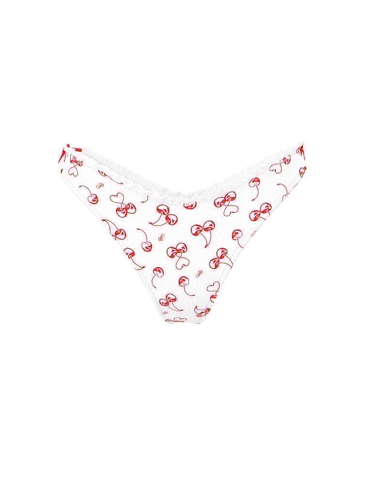 Cotton Side-Tie Thong Panty