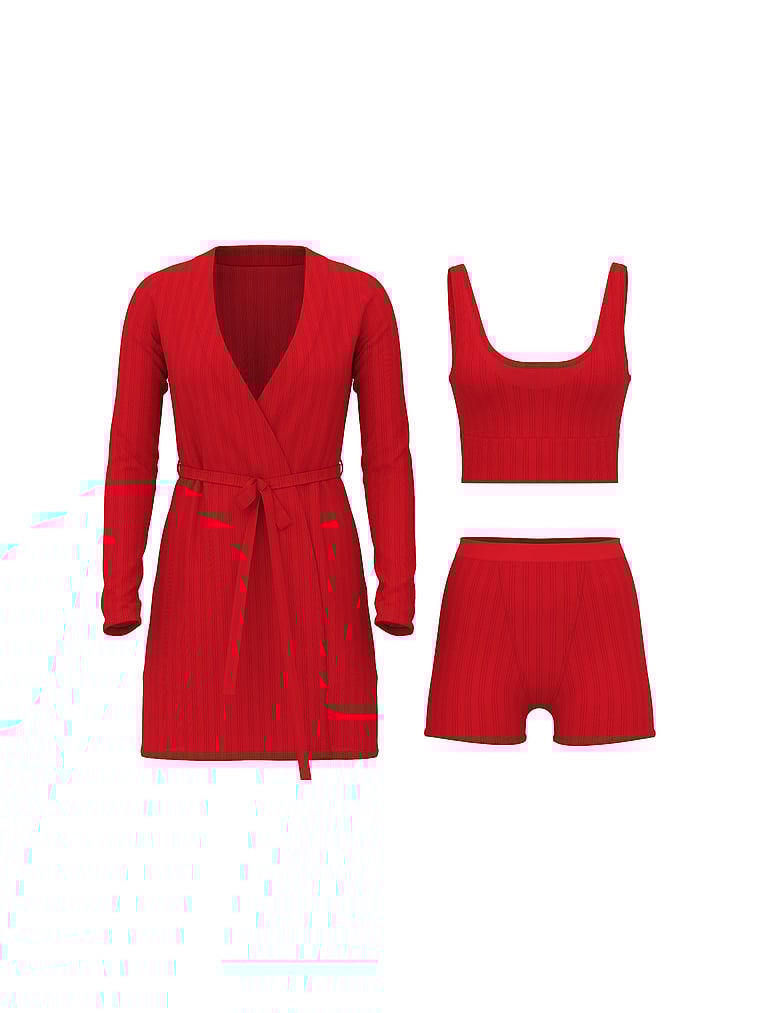 Victoria's Secret, Victoria's Secret SoSoft™ Modal Ultra-Fine 3-Piece Matching Set, offModelFront, 4 of 5