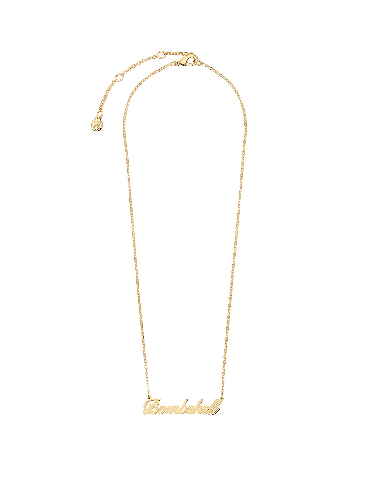 VS Bombshell Nameplate Necklace