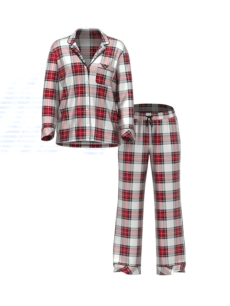 Flannel Long Pajama Set