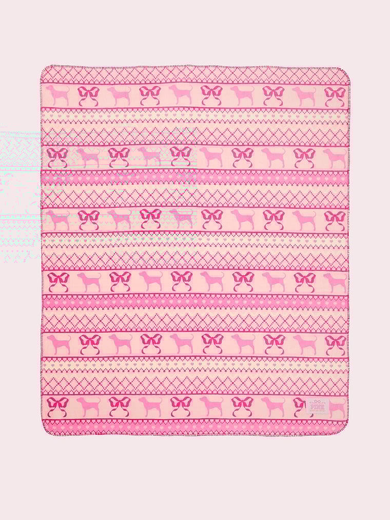PINK x LoveShackFancy Cozy Plush Blanket