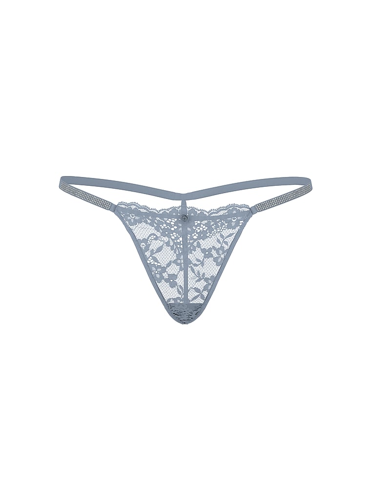 Twinkle Strap Lace V-String Panty