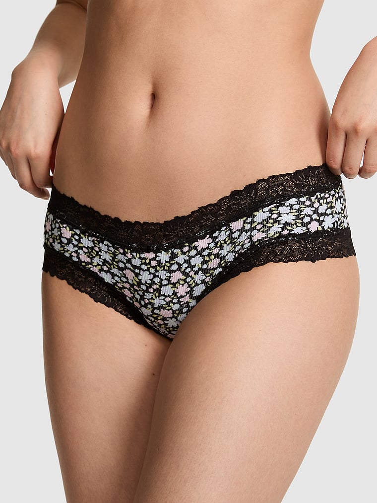 Wink Lace-Trim Cheeky Panty