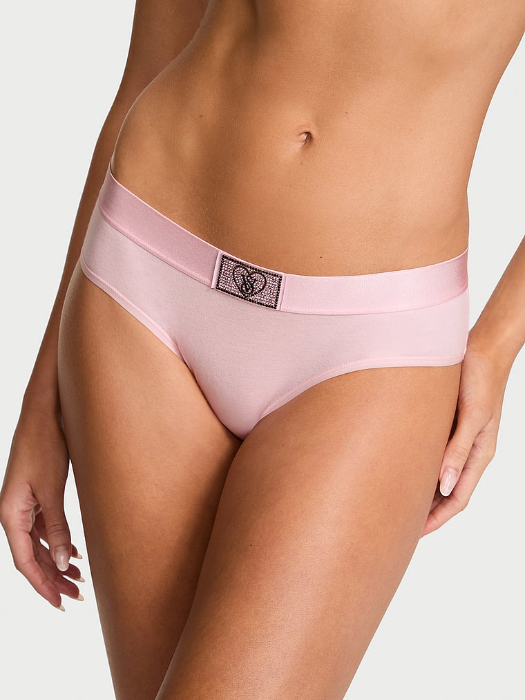 Logo Cotton Hiphugger Panty