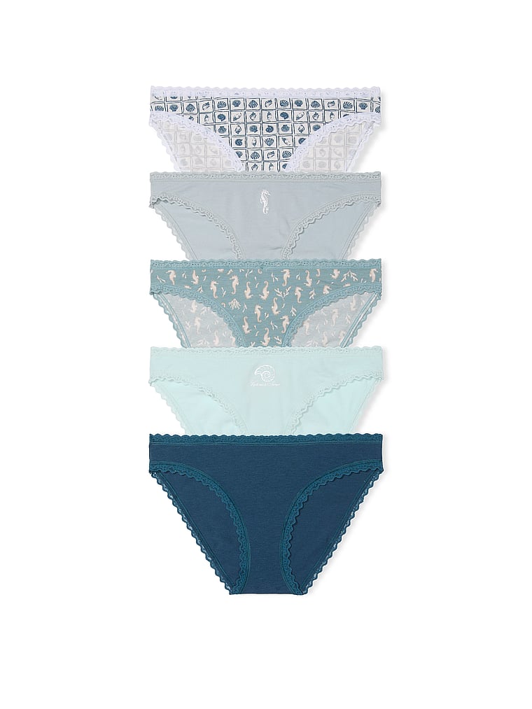 7-Pack Lace-Trim Bikini Panties