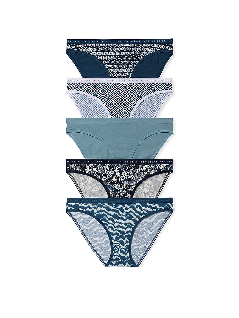 5-Pack Stretch Cotton Bikini Panties