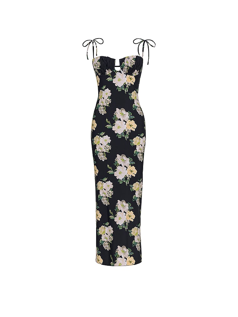 Petal Long Slip Dress