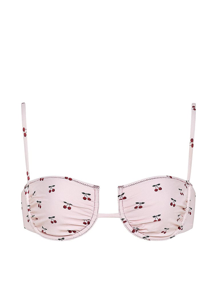 Victoria's Secret, Montce Simonette Bikini Top, CHERRIES, offModelFront, 4 of 5