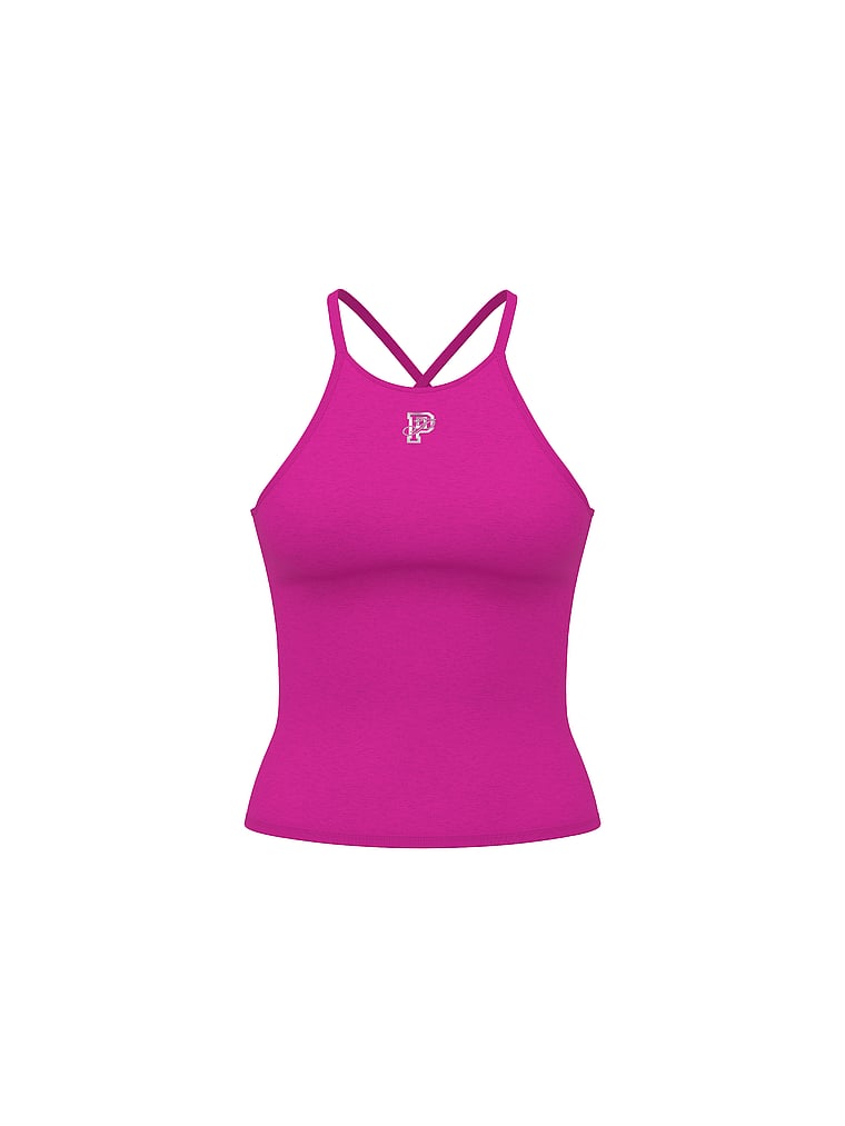 Soft Modal High-Neck Bra Tank