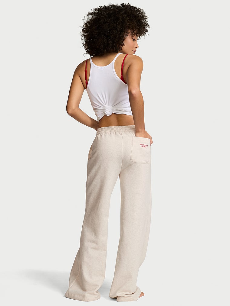 Effortless Fleece Wide-Leg Sweatpant