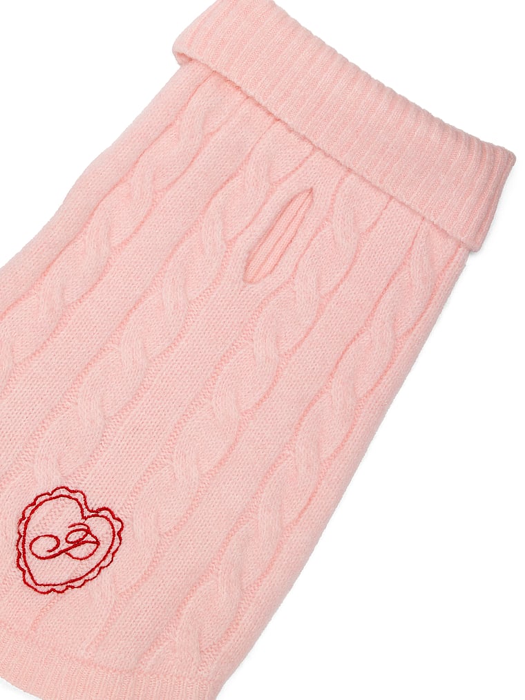 PINK PINK Pup Pet Sweater, Pink Tulip, detail, 3 of 3