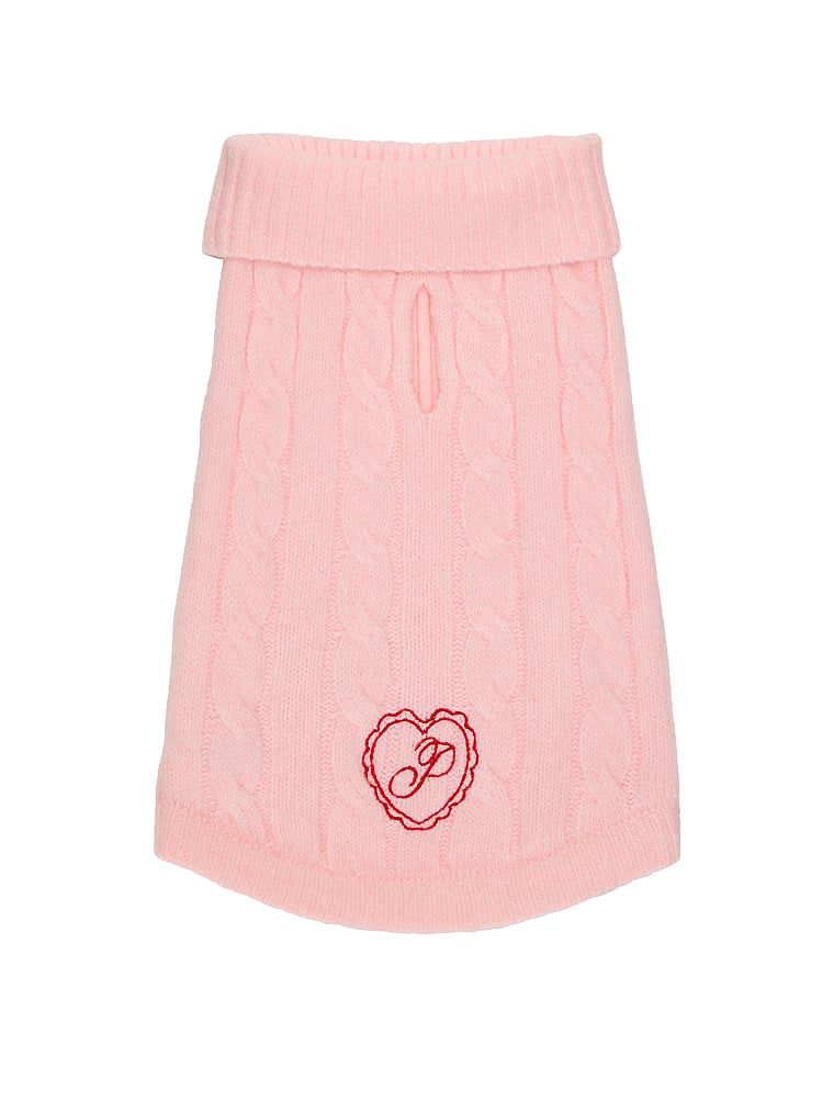 PINK PINK Pup Pet Sweater, Pink Tulip, onModelFront, 1 of 3