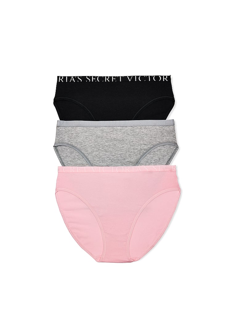 5-Pack Stretch Cotton High-Leg Brief Panties