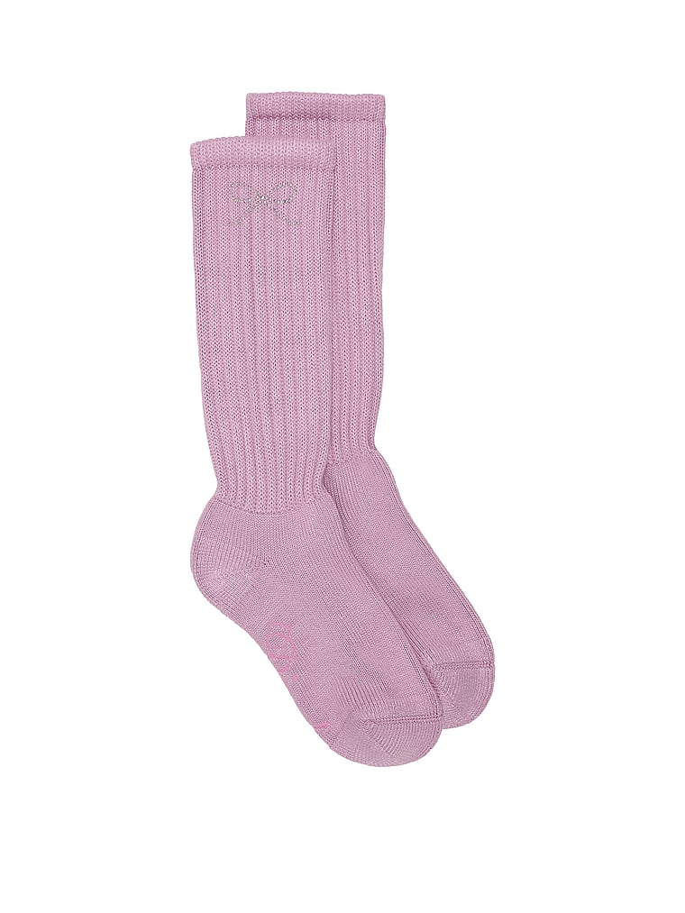 Ribbed Slouch Socks