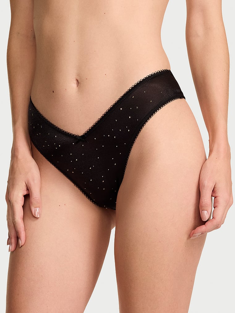 Crystal Shimmer Brazilian Panty