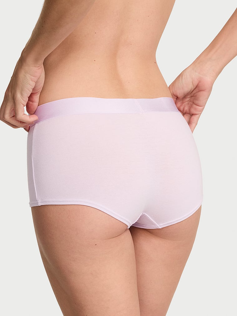 Logo Cotton Boyshort Panty