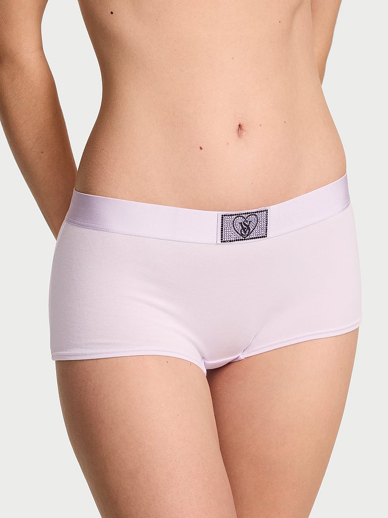 Logo Cotton Boyshort Panty