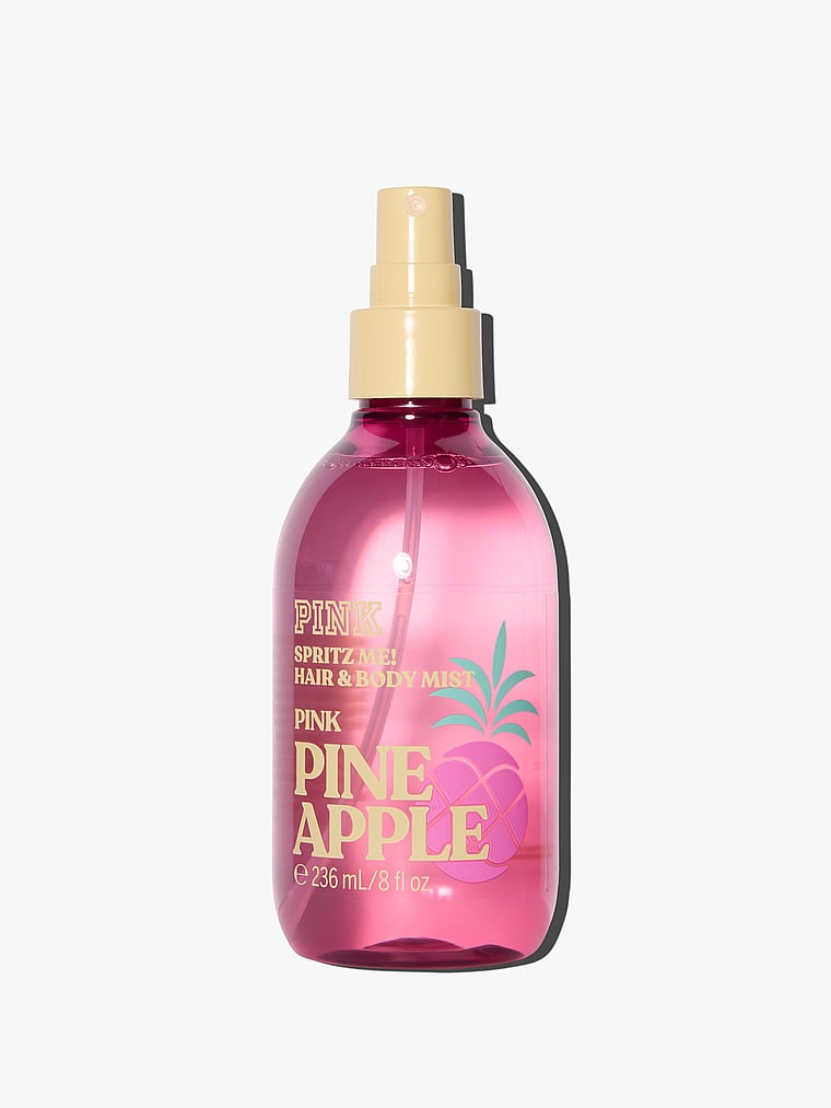 Victoria's Secret, Body Care Pink Pineapple Hair & Body Mist, onModelFront, 1 of 2