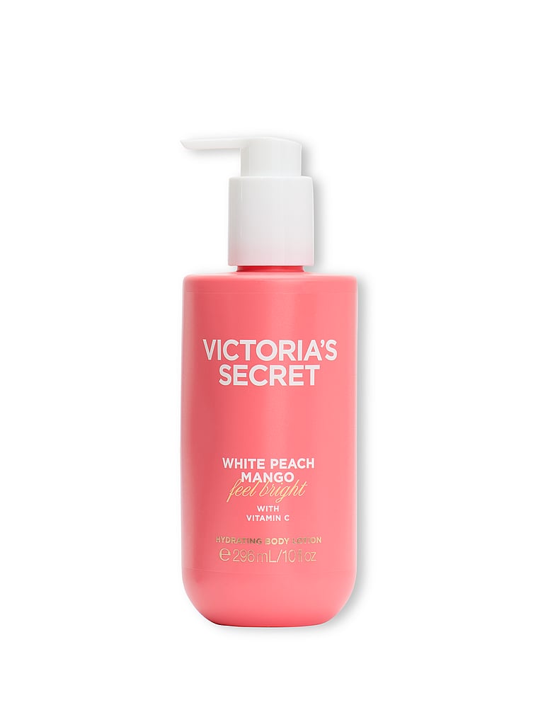 Victoria's Secret, Body Care Hydrating Body Lotion, White Peach Mango, onModelFront, 1 of 3