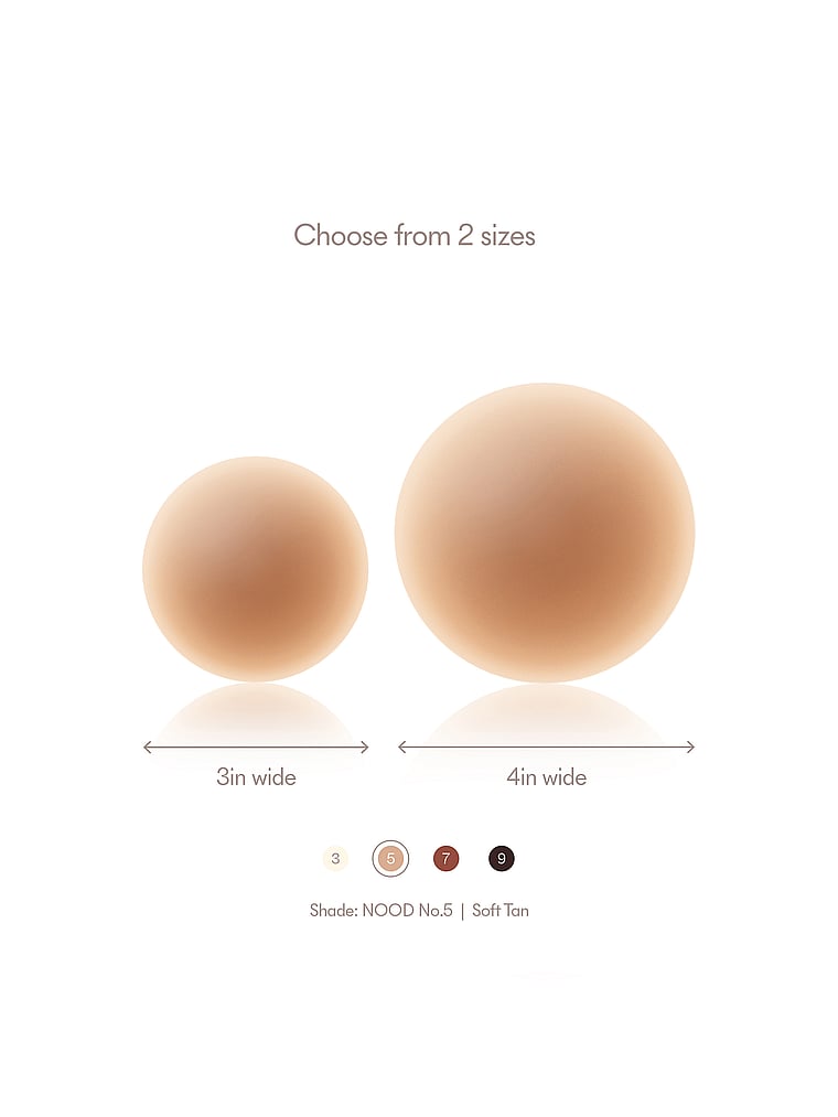 Reusable No-Show Adhesive Nipple Covers