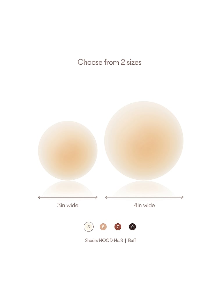 Reusable No-Show Adhesive Nipple Covers