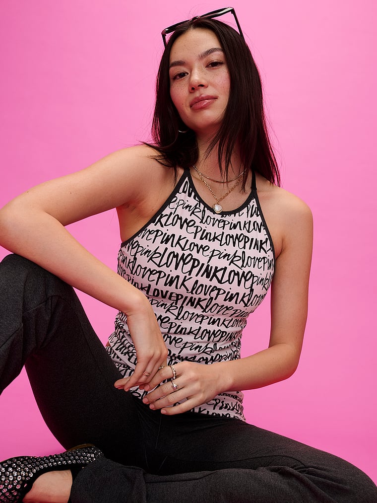 All-Day Cotton High-Neck Bra Tank