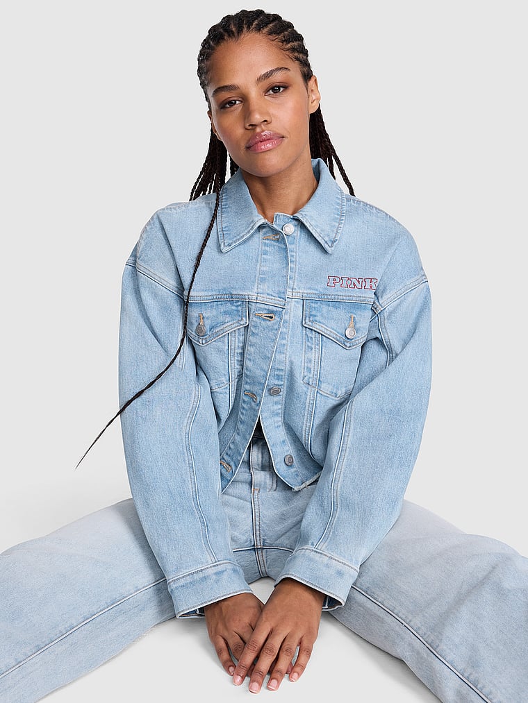 Denim by PINK Cutoﬀ Shacket