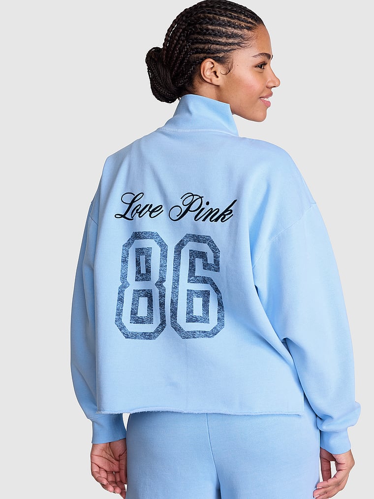 Campus Fleece™ Quarter-Zip Straight-Cut Sweatshirt