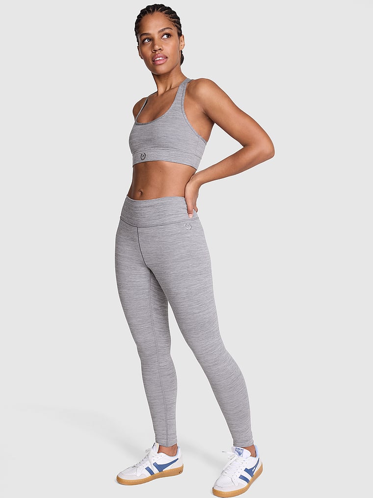 PINK PINK Relay™ Leggings, Night Owl Grey Marl, onModelSide, 2 of 3
