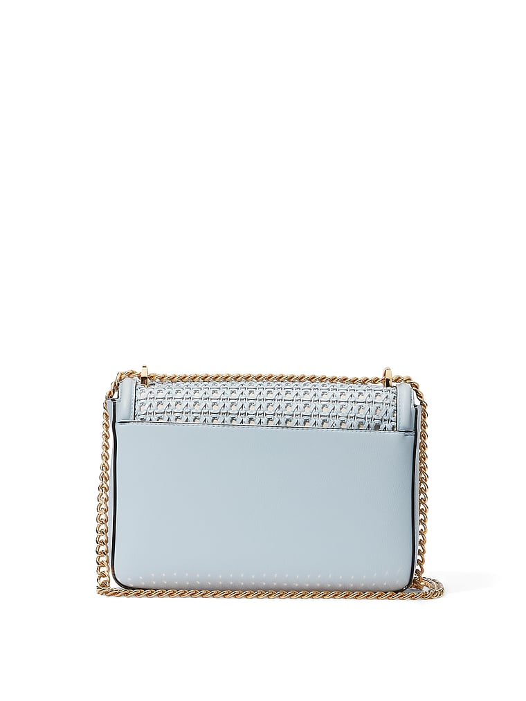 Victoria's Secret, Victoria's Secret Medium Crossbody Bag, Adrift Blue, onModelBack, 2 of 4