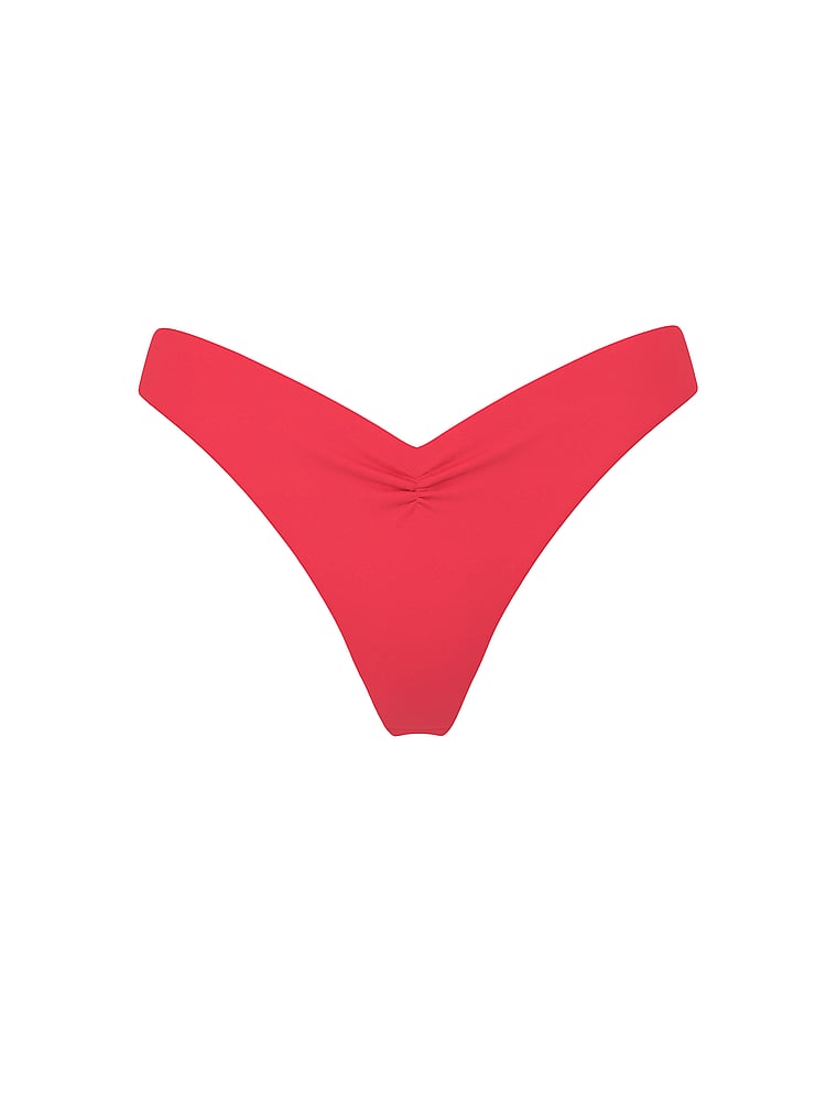 Essential Cinched Thong Bikini Bottom