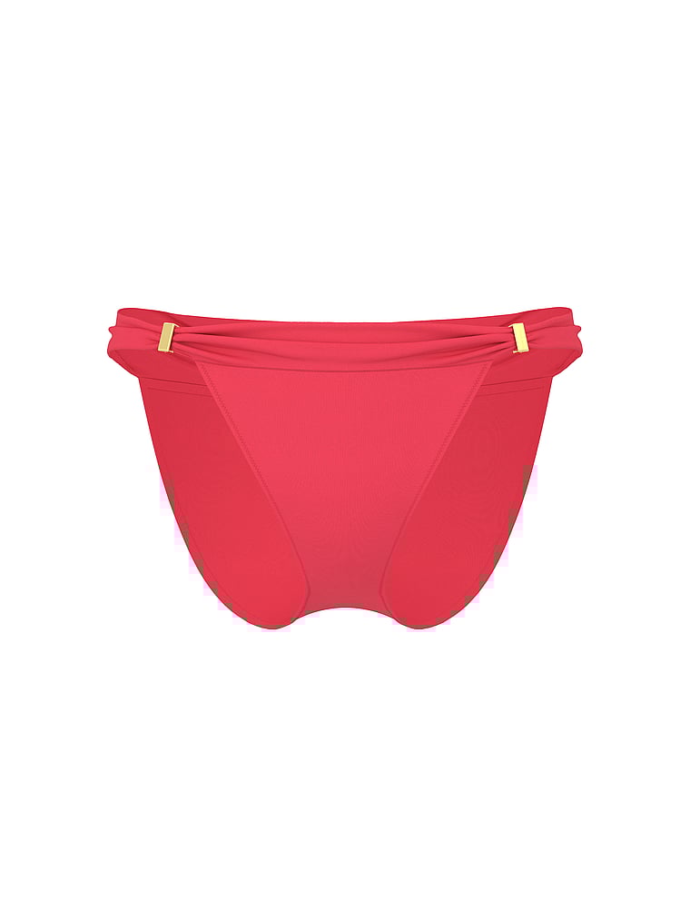Victoria's Secret, Victoria's Secret Swim Essential Harlow Bikini Bottom, Poppy, offModelFront, 3 of 4