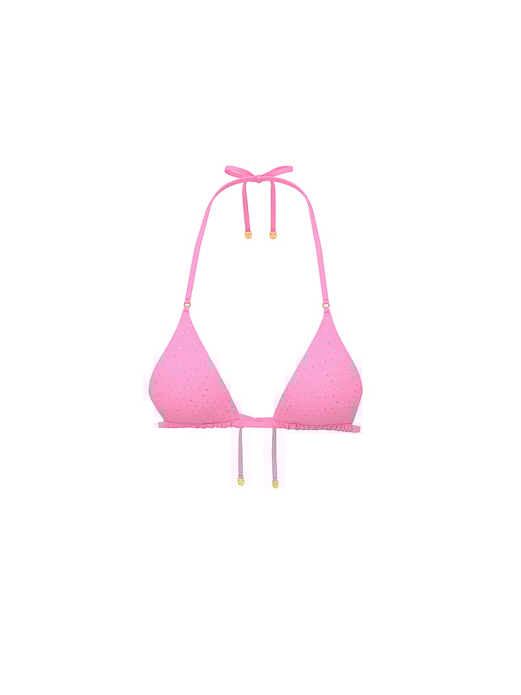 Essential Diamanté Triangle Bikini Top