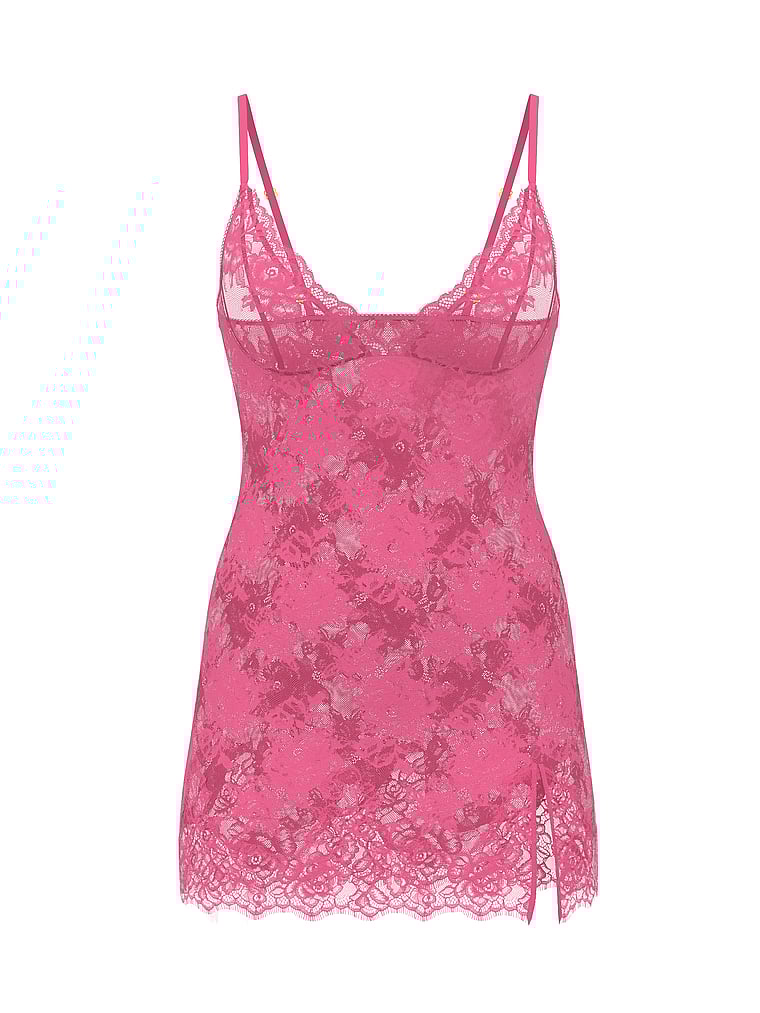 Rose Lace Short Slip Dress