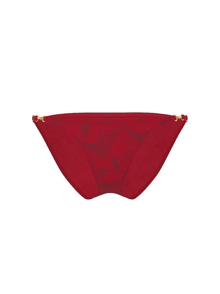 Victoria's Secret, Very Sexy Equestrian Glam String Bikini Panty, Print, offModelFront, 3 of 3