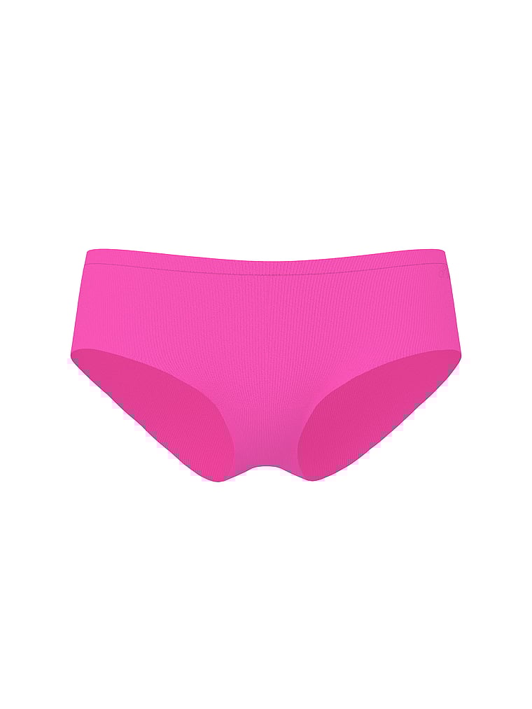 PINK Seamless Hiphugger Panty, Sizzling Strawberry, offModelFront, 3 of 3