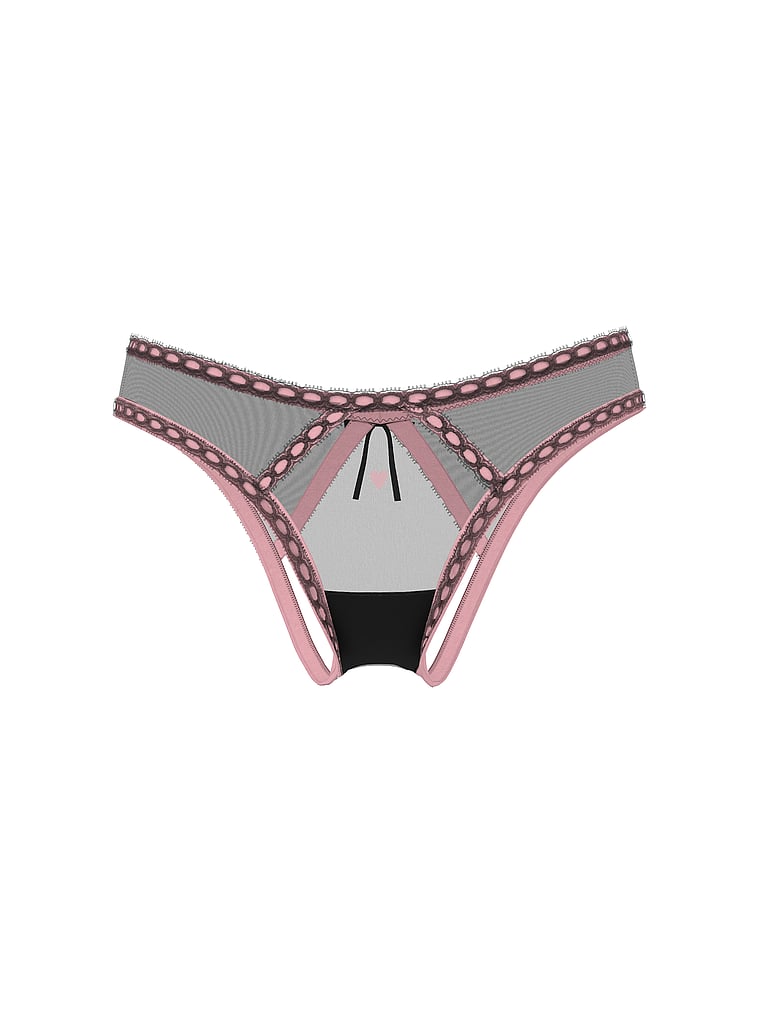 Twinkle Butterfly Lace Open-Back Brazilian Panty