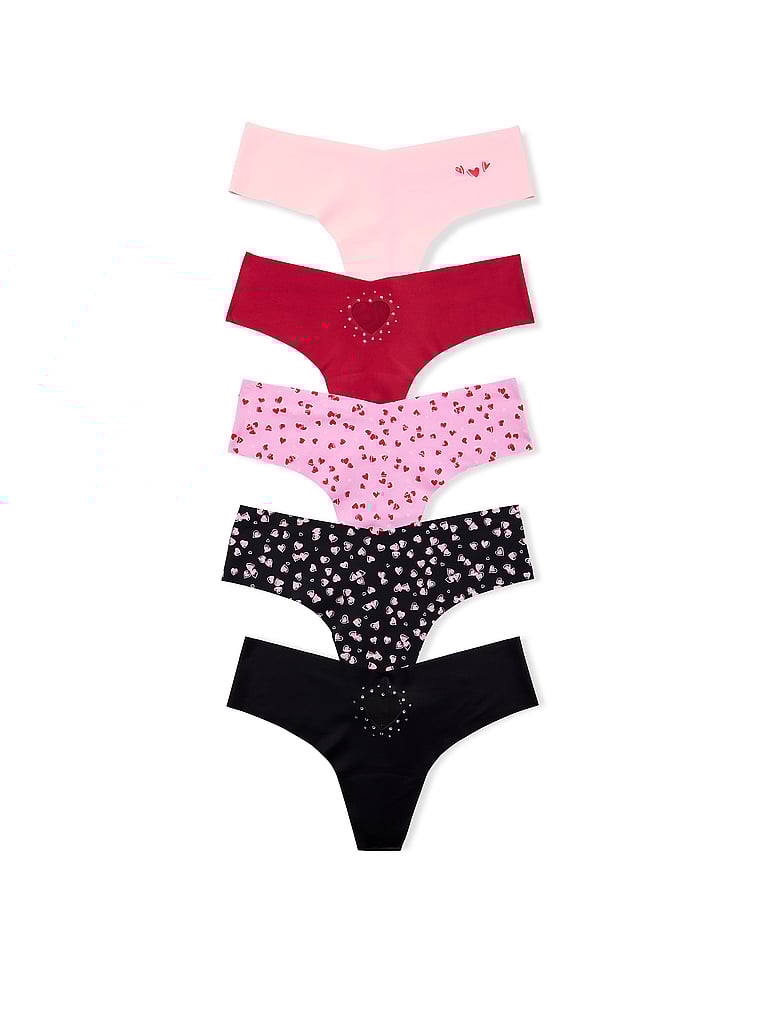 7-Pack No-Show Thong Panties