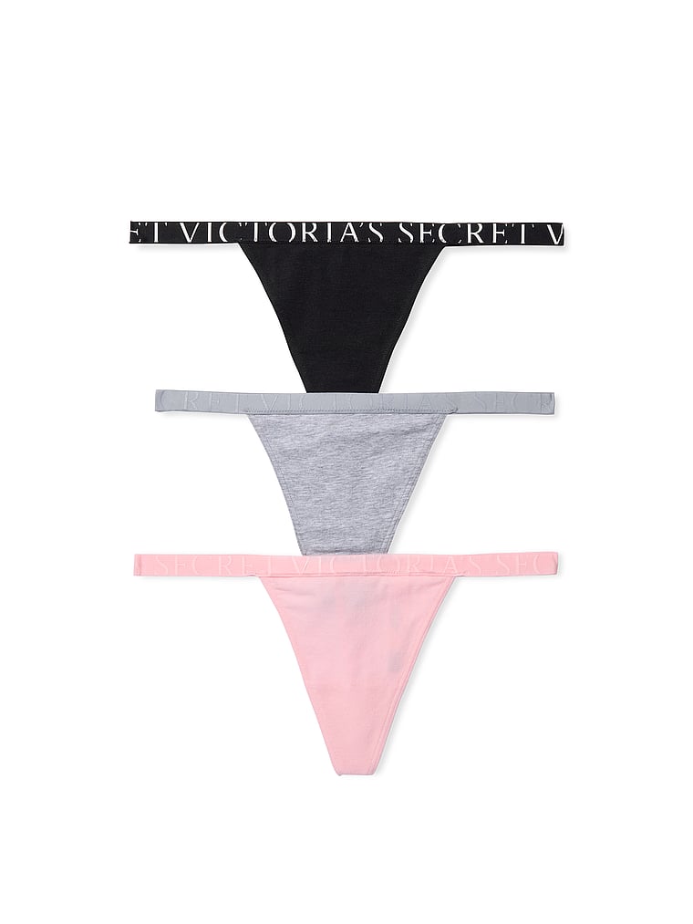 5-Pack Stretch Cotton V-String Panties