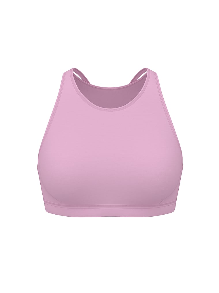 Relay Cut-Out High-Neck Sports Bra