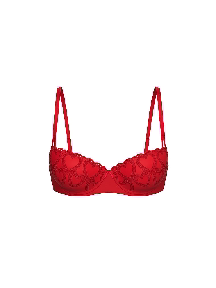Wicked Unlined Daisy Chain Embroidery Balconette Bra