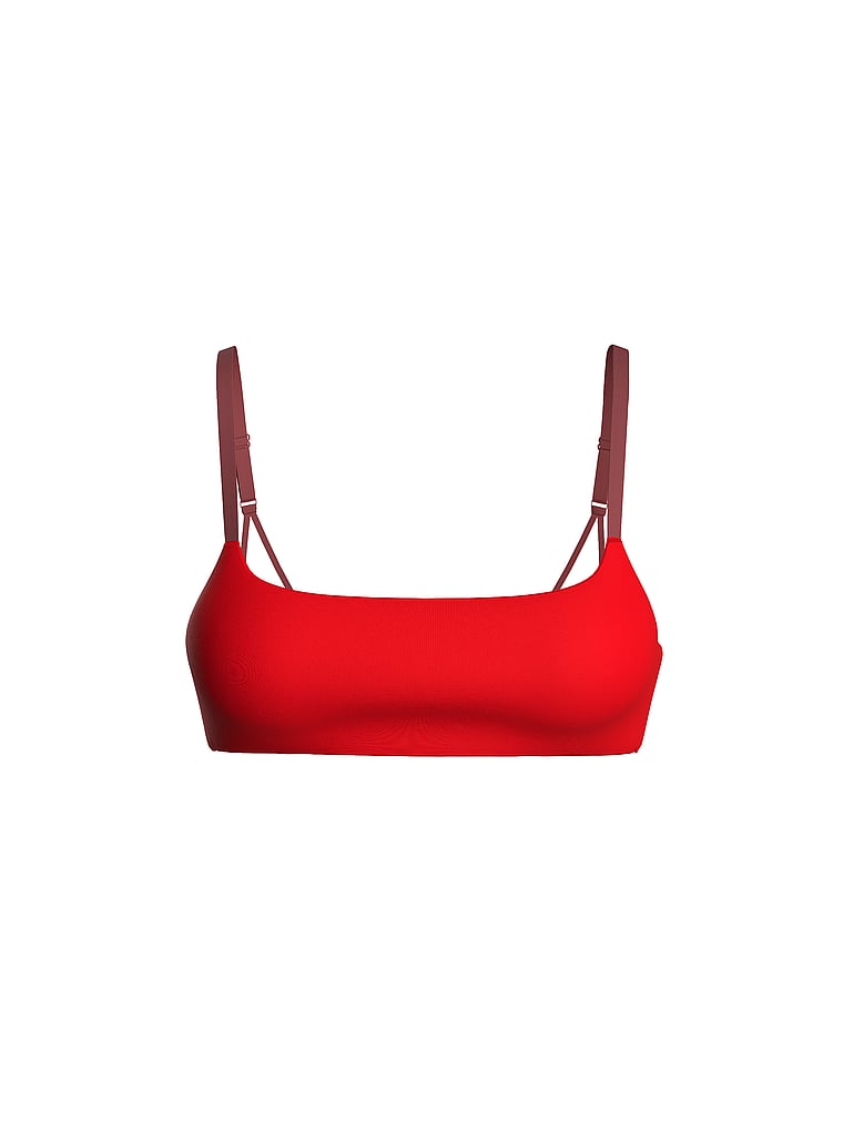 Iridescent Square-Neck Sports Bra