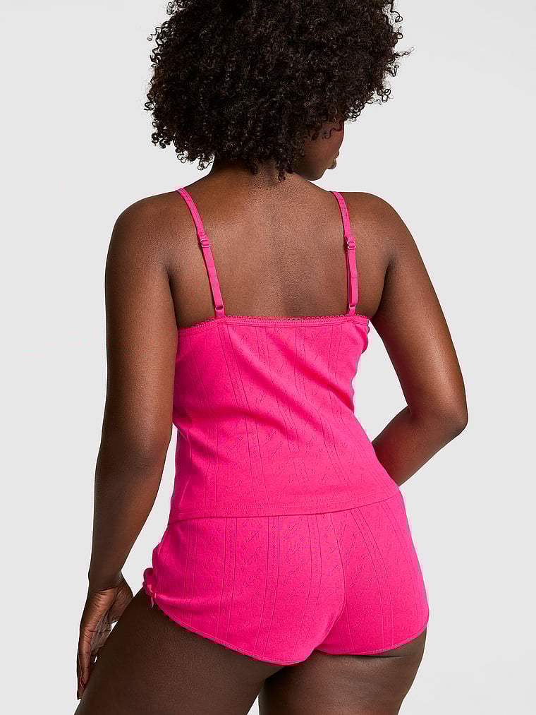 Pointelle Sweetheart Cami