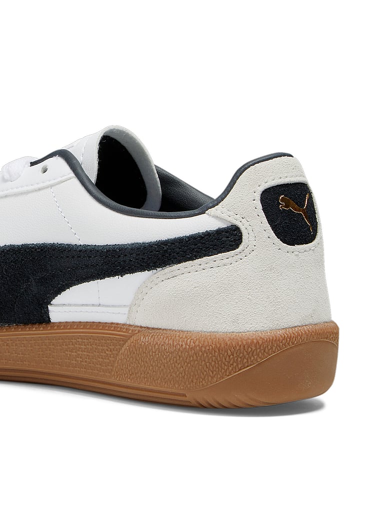 Puma Palermo Leather Sneaker, White Vapor Gum, onModelBack, 2 of 4