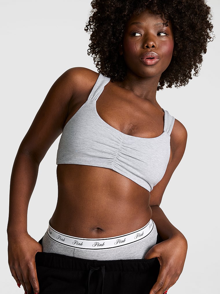 All-Day Cotton™ Ruched Bra