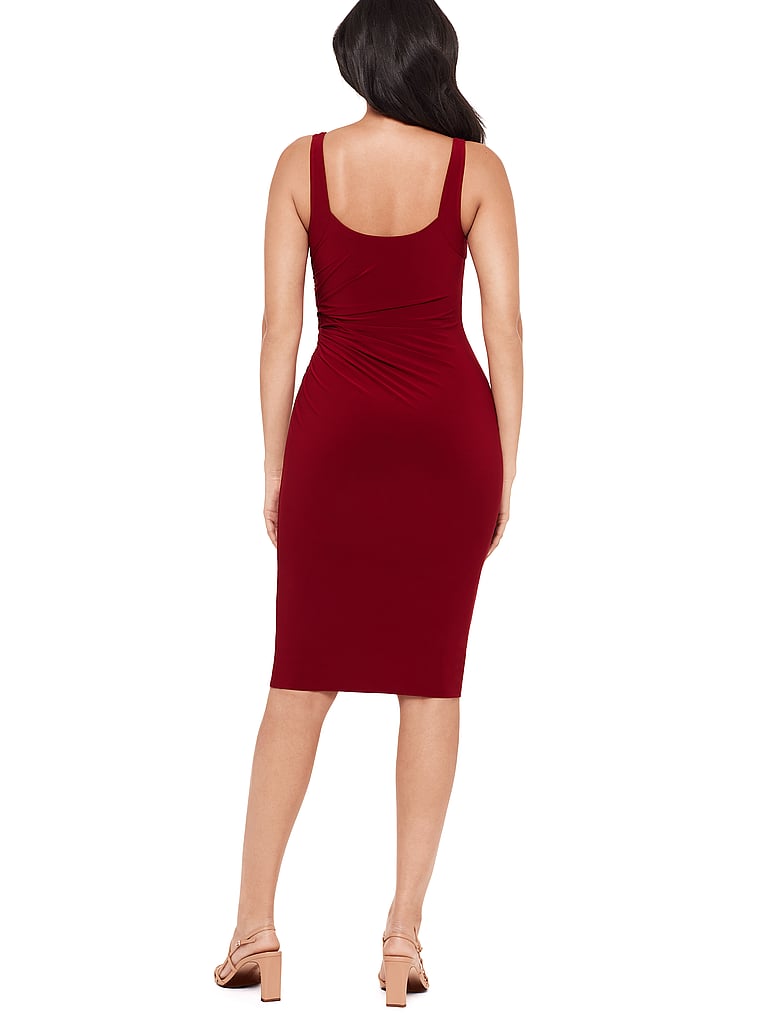 Victoria's Secret, Body by Miraclesuit Diva Shaping Dress, Red, onModelBack, 2 of 4