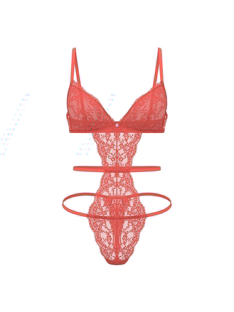 Dare to Dream Lace Strappy Triangle Teddy